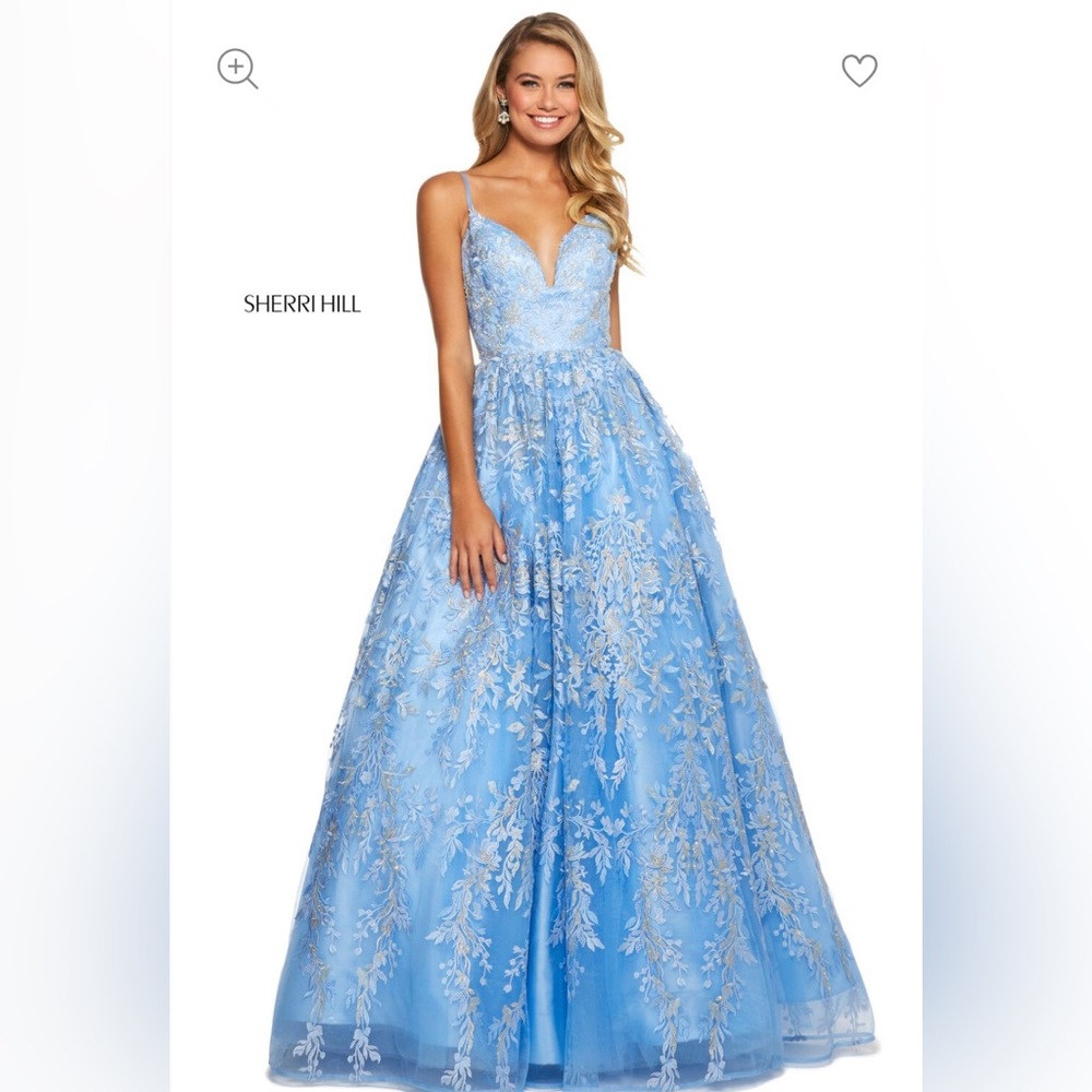 Sherri Hill Periwinkle Prom Dress (Dress No. 52759)